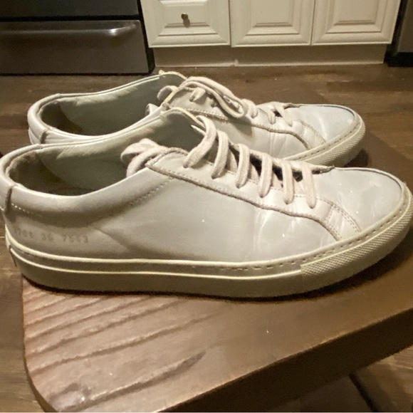 Authentic Common Projects original Achilles low sneakers 36 in blueish gray - Picture 2 of 5